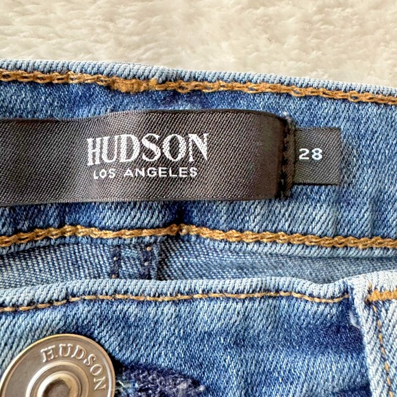 Hudson Jeans Women Size 28 Nico Super Skinny Medium Wash Blue Denim Jeans - Picture 10 of 16